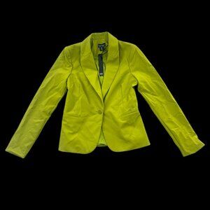 Nicole Miller Isla Stretch Crepe One Button Blazer